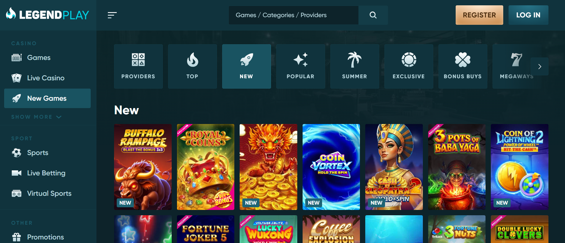 Legendplay bukmacher online